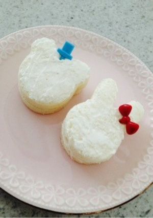 かわいいデザートパン♡-レシピのメイン写真
