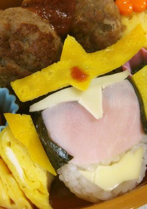 仮面ライダーガイム☆キャラ弁-レシピのメイン写真