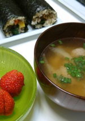 いわし団子の味噌汁-レシピのメイン写真
