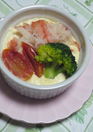 豆腐ソースのココットカマン-レシピのメイン写真