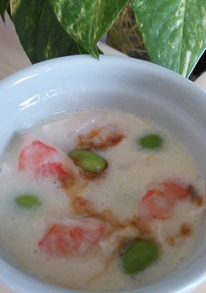海老と枝豆のココットカマン-レシピのメイン写真