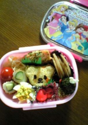 食の細い子にも*くまちゃん弁当-レシピのメイン写真