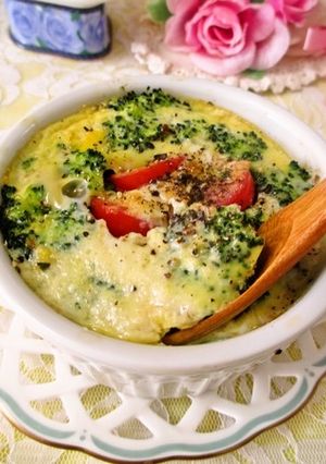 ホタテと野菜のキッシュな♡ココットカマン-レシピのメイン写真