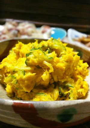 わたしのうちのかぼちゃのサラダ-レシピのメイン写真