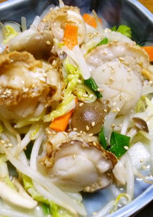 ほたての野菜炒め（塩味）-レシピのメイン写真