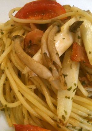 ★ホワイトアスパラとキノコのパスタ★-レシピのメイン写真