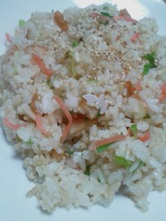 さつま揚げと紅生姜の炒飯-レシピのメイン写真