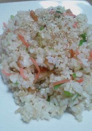 さつま揚げと紅生姜の炒飯-レシピのメイン写真
