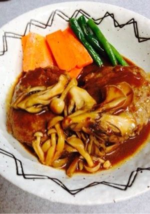 秋の味覚たっぷり煮込みハンバーグ*-レシピのメイン写真