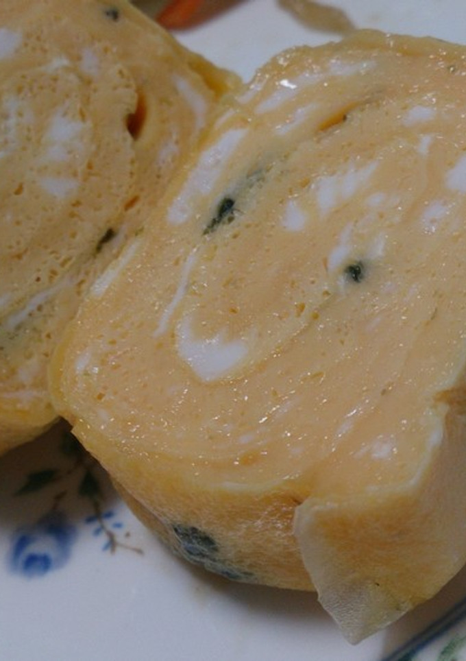 白だしで＊クリームチーズと海苔の卵焼き-レシピのメイン写真