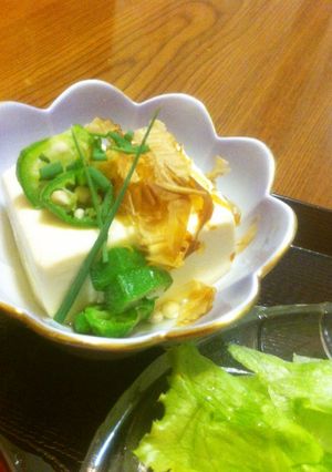 オクラのせ冷奴-レシピのメイン写真