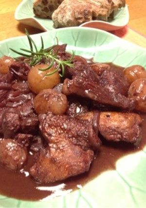 即席♪ぶどうと鶏豚の赤ワイン煮-レシピのメイン写真