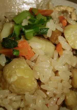 栗ごはん （栗の炊き込みご飯）-レシピのメイン写真