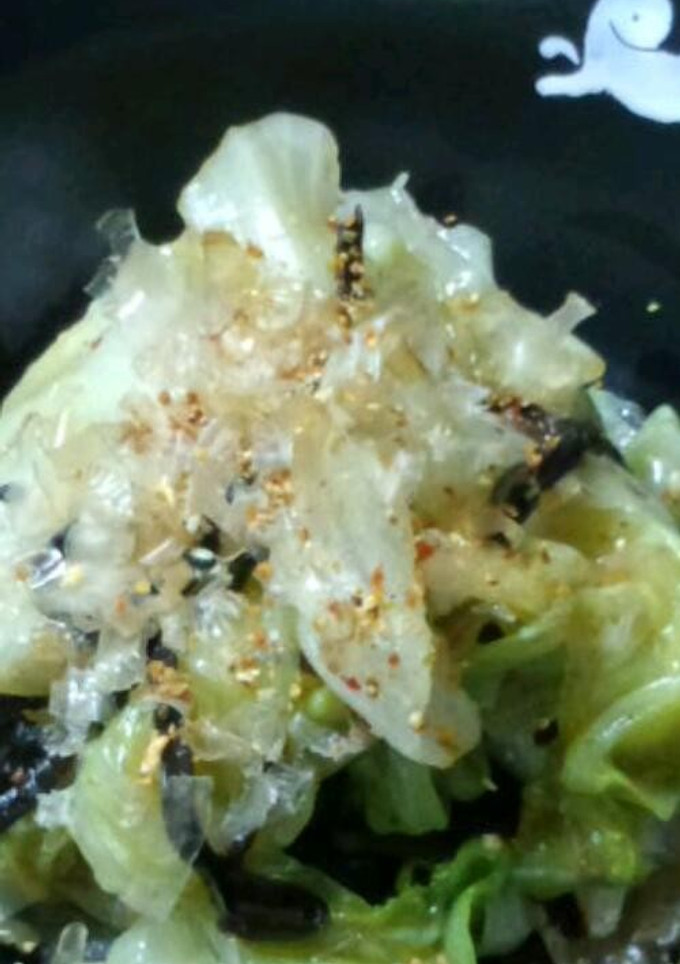 ＊レタスの簡単塩こぶ炒め＊-レシピのメイン写真