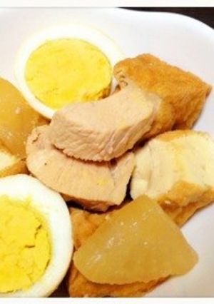 ＊卵と厚揚げと鶏の煮物＊-レシピのメイン写真