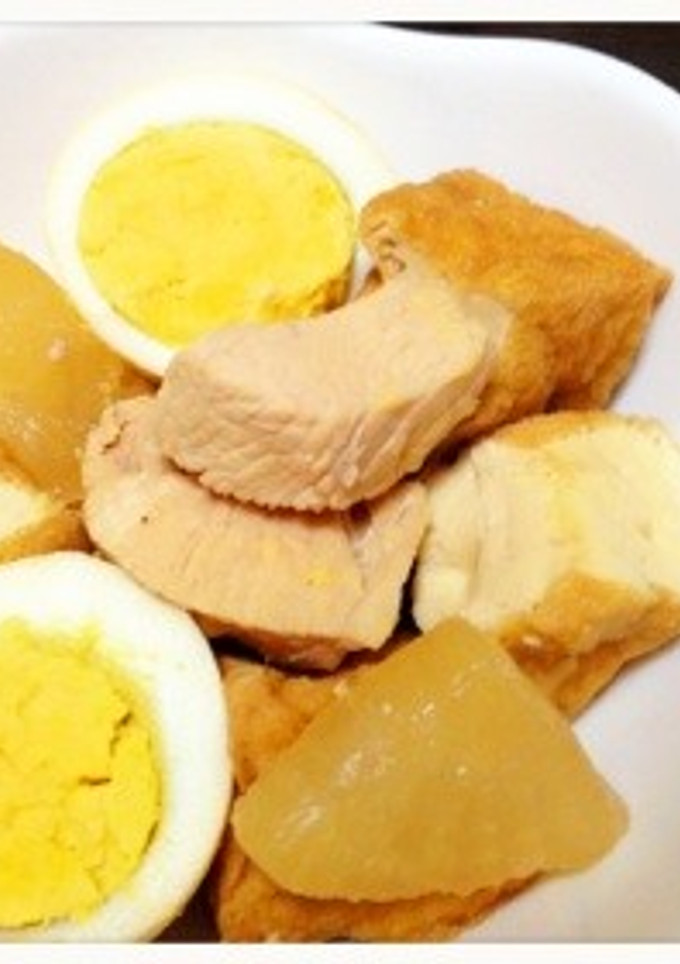 ＊卵と厚揚げと鶏の煮物＊-レシピのメイン写真