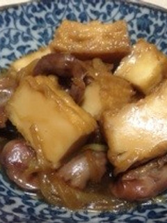 *砂肝と厚揚げのうま煮*-レシピのメイン写真