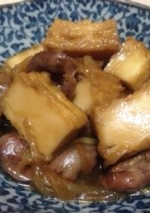 *砂肝と厚揚げのうま煮*-レシピのメイン写真