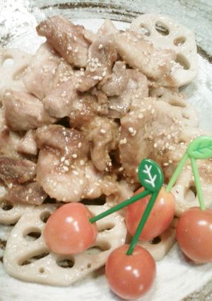♡レンジで簡単・豚肉の梅オイスター♡-レシピのメイン写真