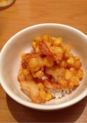 子供が大好き☆ちくわとコーンのかき揚げ丼-レシピのメイン写真