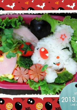 ｼﾞｭｴﾙﾍﾟｯﾄ　ルビーキャラ弁☆-レシピのメイン写真