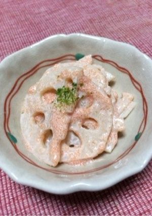 れんこんたらこマヨ和え-レシピのメイン写真