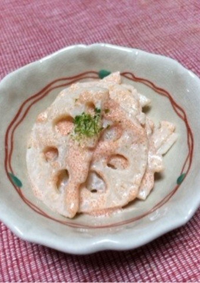 れんこんたらこマヨ和え-レシピのメイン写真
