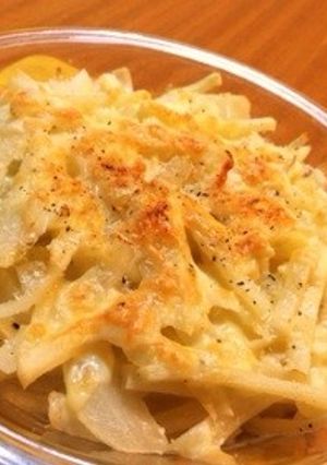 簡単＊じゃがいもと玉ねぎのチーズ焼き-レシピのメイン写真