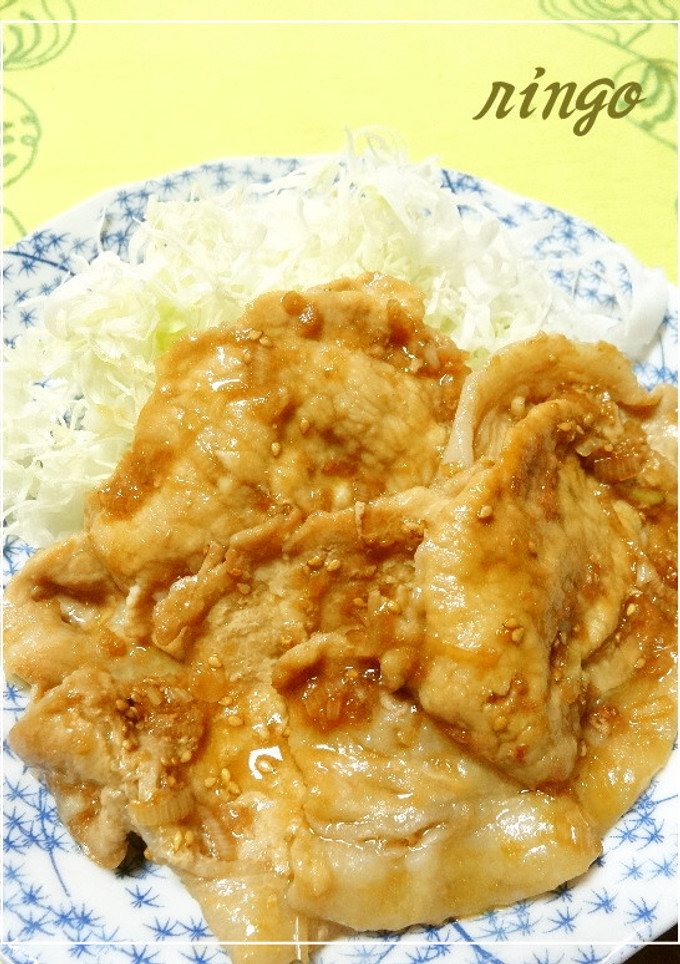 お肉が柔らかい♡我が家の生姜焼き♡-レシピのメイン写真