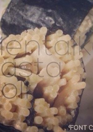 明太子パスタ巻き寿司☆パスタ寿司-レシピのメイン写真