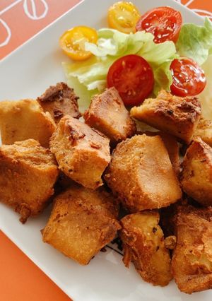 高野豆腐唐揚げ(QC無水鍋使用)-レシピのメイン写真