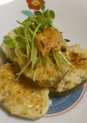 簡単♪ナスが主役のハンバーグ-レシピのメイン写真