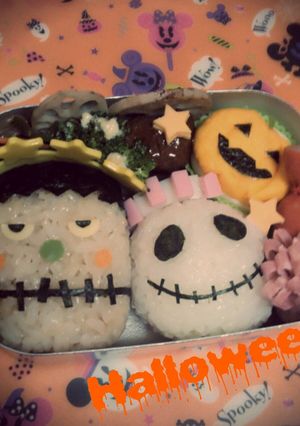 ハロウィン☆フランケン☆キャラ弁-レシピのメイン写真