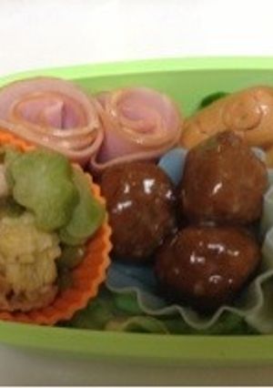 ハムの花-レシピのメイン写真