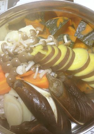 たっぷり野菜の蒸し鍋-レシピのメイン写真