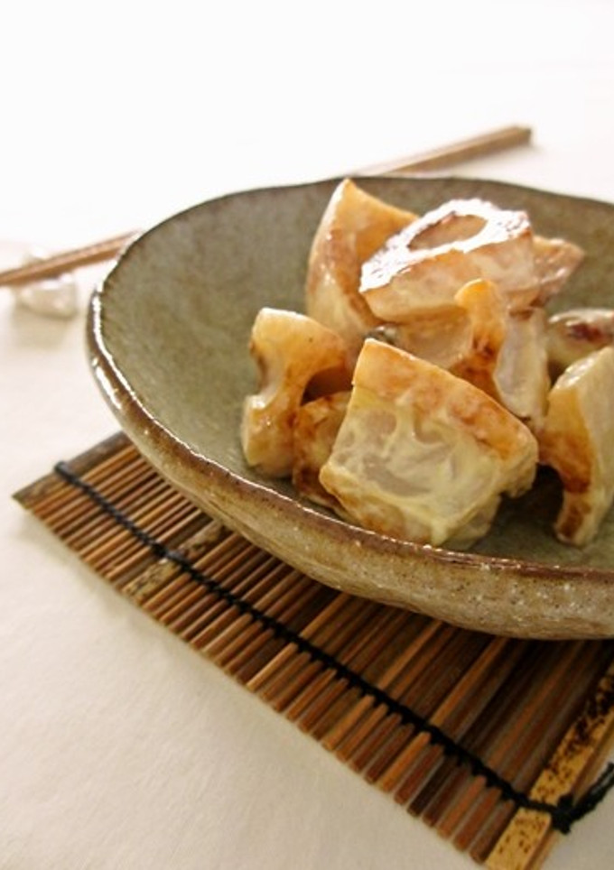 焼きれんこんのしょうゆマヨ和え…-レシピのメイン写真
