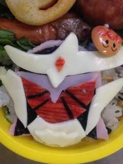キャラ弁・仮面ライダー鎧武(ガイム)‼︎-レシピのメイン写真