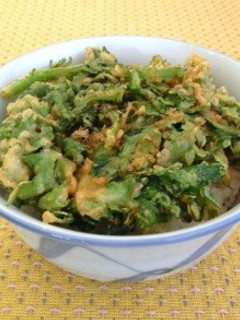 春菊天丼-レシピのメイン写真