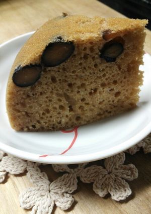 ★炊飯器で♪甘さ控えめ黒豆ケーキ★-レシピのメイン写真