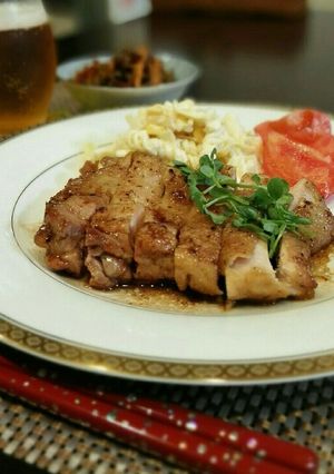 コクうま♪バルサミコのチキンステーキ-レシピのメイン写真