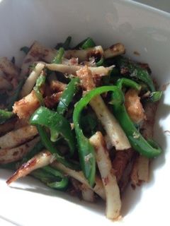 ちくわとピーマンの麺つゆバター-レシピのメイン写真