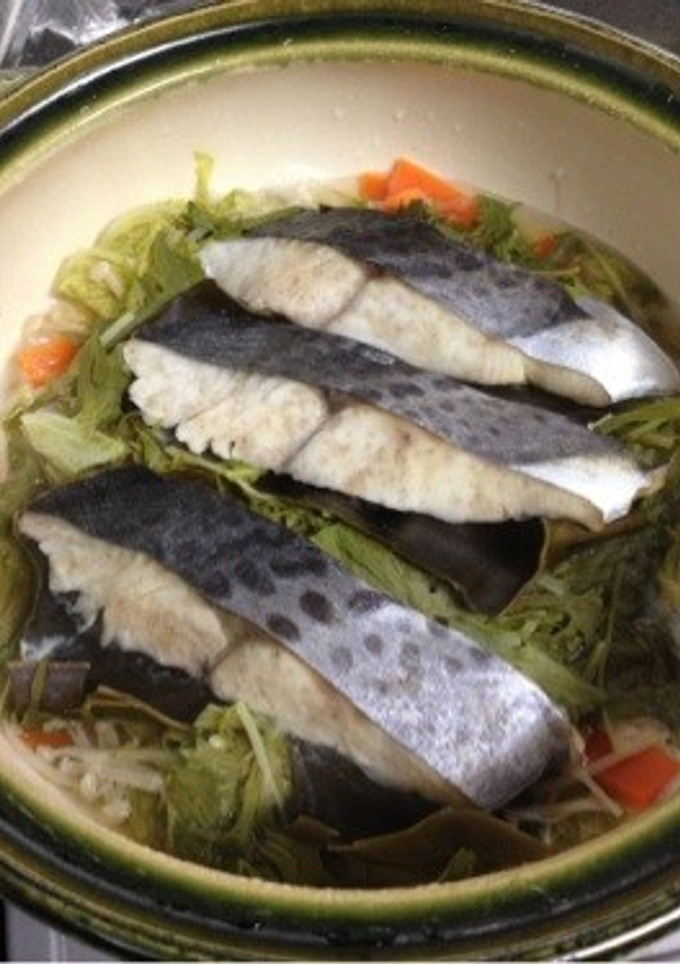 簡単☆白身魚とたっぷり野菜の蒸し物-レシピのメイン写真