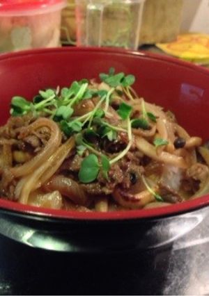 甘辛な牛丼-レシピのメイン写真