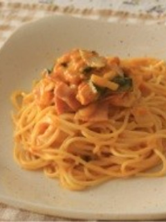 かぼちゃの豆乳クリームパスタ-レシピのメイン写真