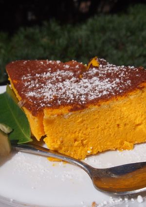 ハロウィン特製! カボチャのチーズケーキ-レシピのメイン写真