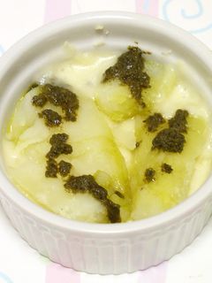 じゃがいも&バジルのココットカマン-レシピのメイン写真