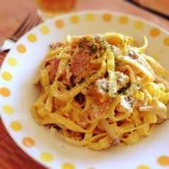 ＊南瓜を使った茹でないクリームパスタ＊-レシピのメイン写真
