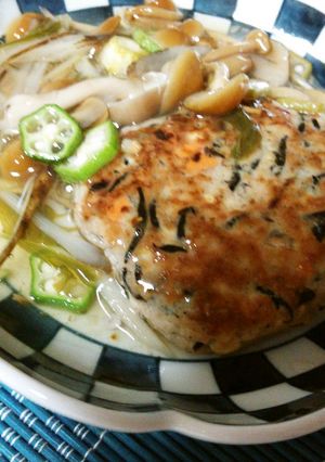 ヘルシー豆腐ハンバーグ　きのこあんかけ-レシピのメイン写真