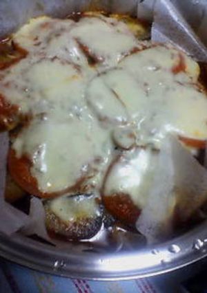 なすとトマトの重ね焼き-レシピのメイン写真