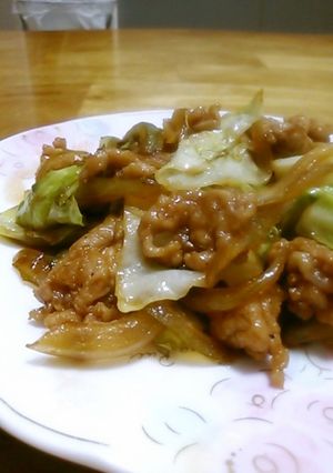豚とキャベツのオイスターソース炒め-レシピのメイン写真